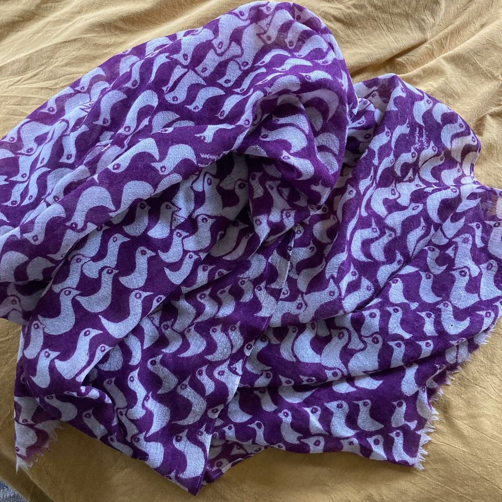 Wool Virginia Johnson scarf/shawl